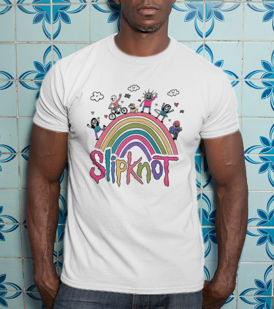 Slipknot Playful Rainbow Characters T-Shirt