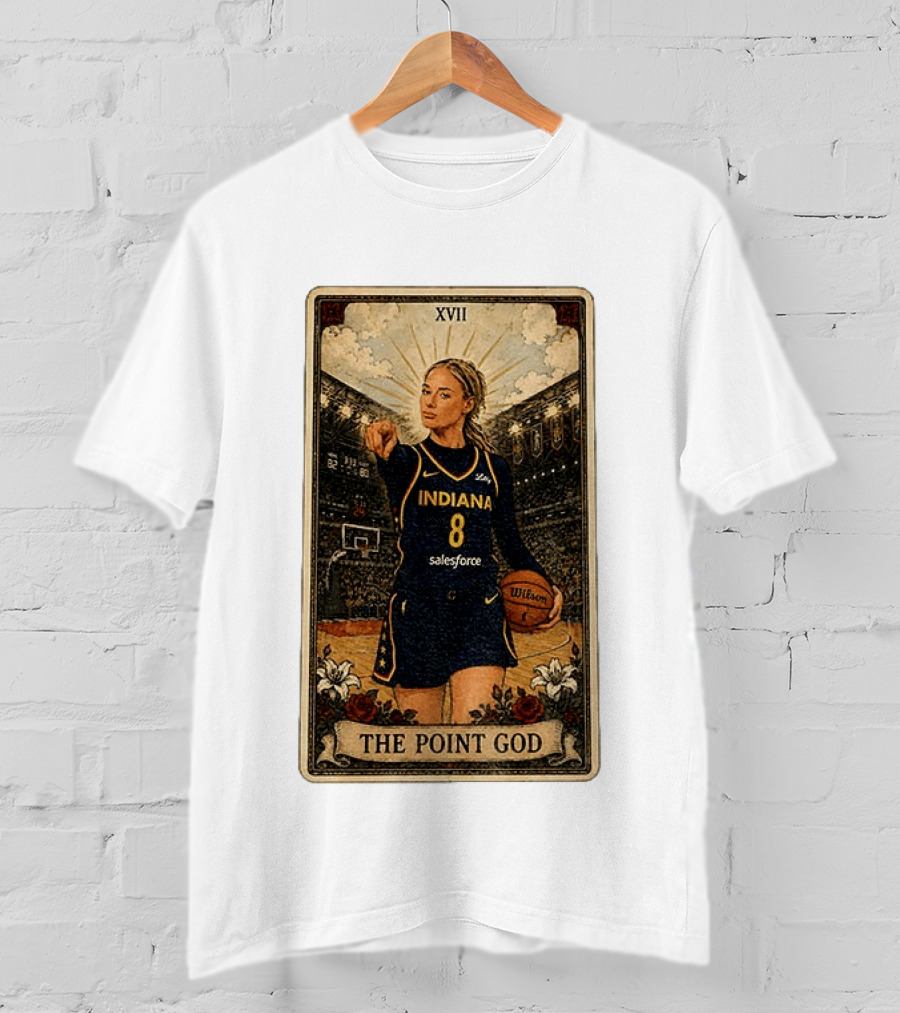 Sophie Cunningham Indiana The Point God XVII Tarot Card Basketball 8 T-Shirt