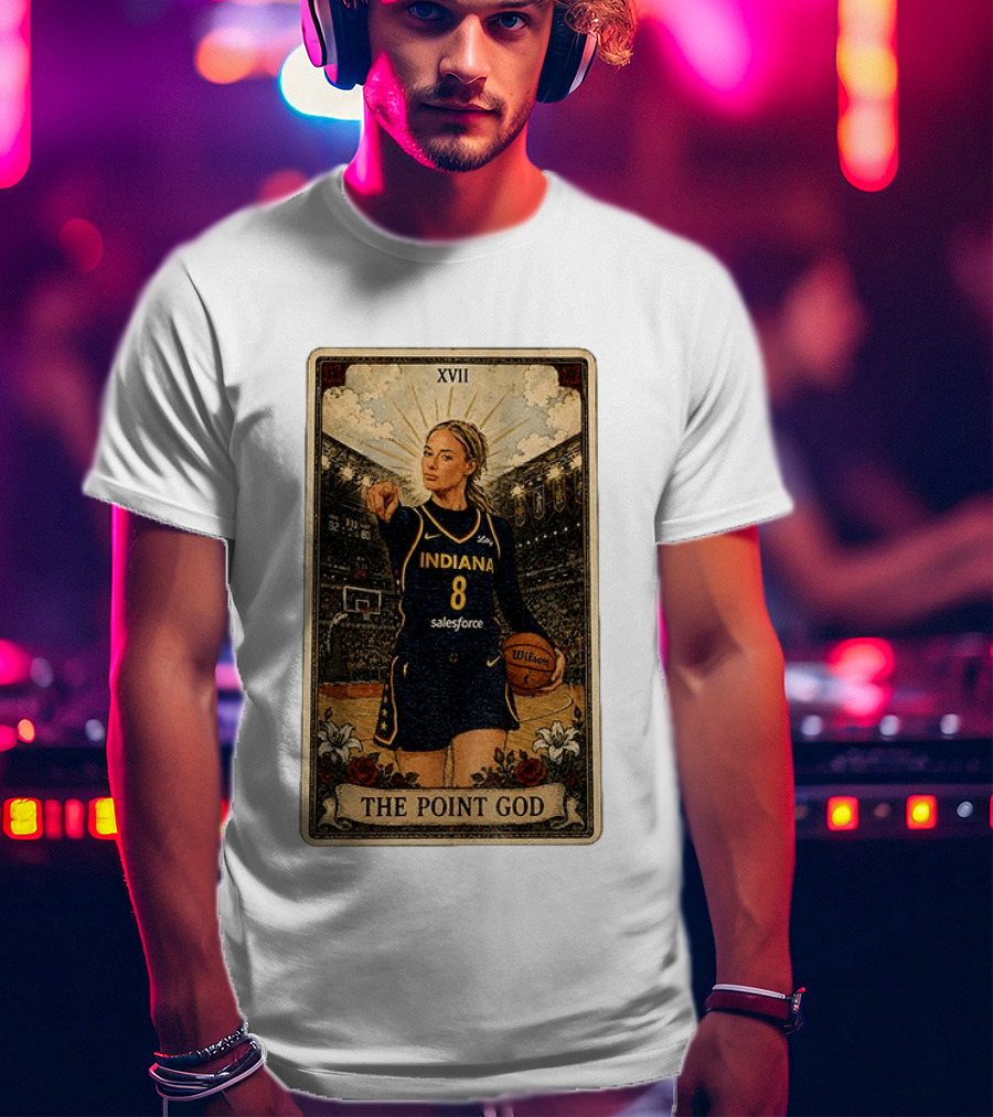 Sophie Cunningham Indiana The Point God XVII Tarot Card Basketball 8 T-Shirt