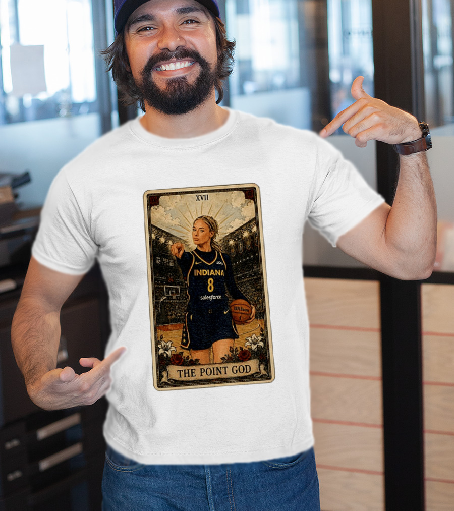 Sophie Cunningham Indiana The Point God XVII Tarot Card Basketball 8 T-Shirt