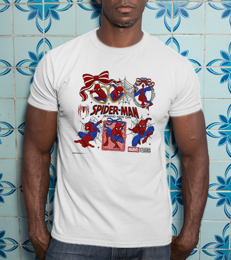 Spider Man Brand New Day Marvel Studios Masked Web Hero Coquette Superhero T-Shirt