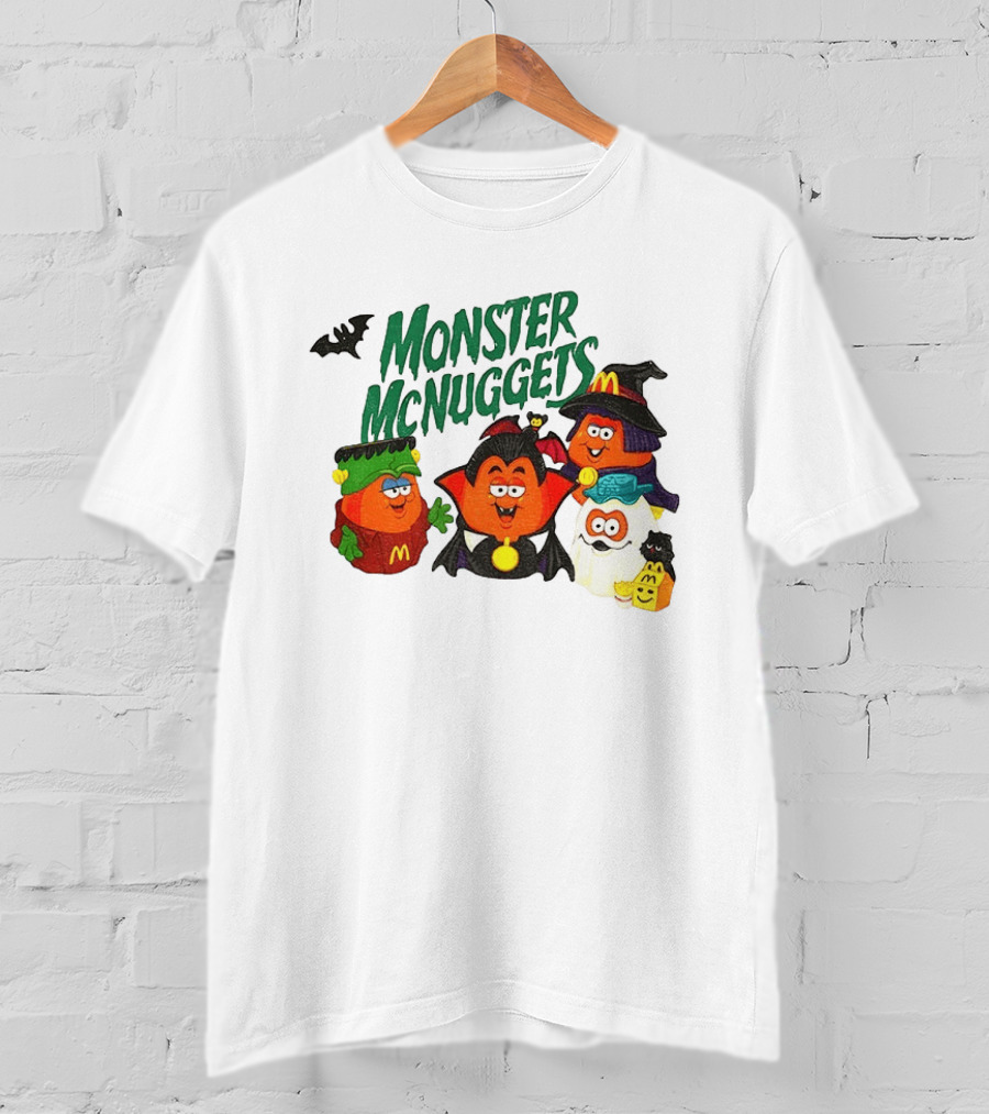 Monster McNuggets Halloween McDonald's Characters T-Shirt
