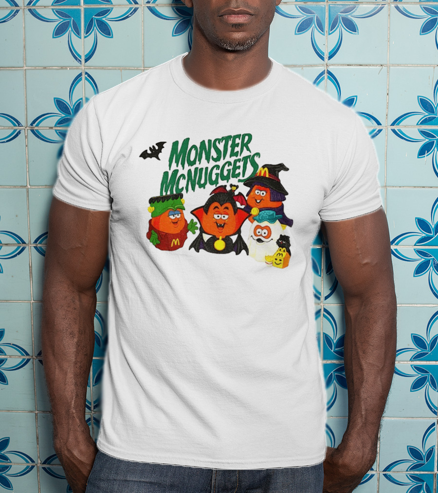 Monster McNuggets Halloween McDonald's Characters T-Shirt