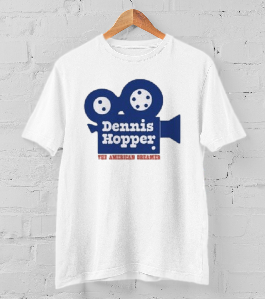 Dennis Hopper The American Dreamer Movie Camera T-Shirt
