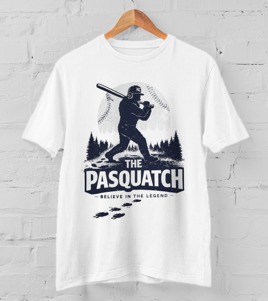 The Pasquatch Believe In The Legend Bigfoot MLB Kansas City Royals T-Shirt