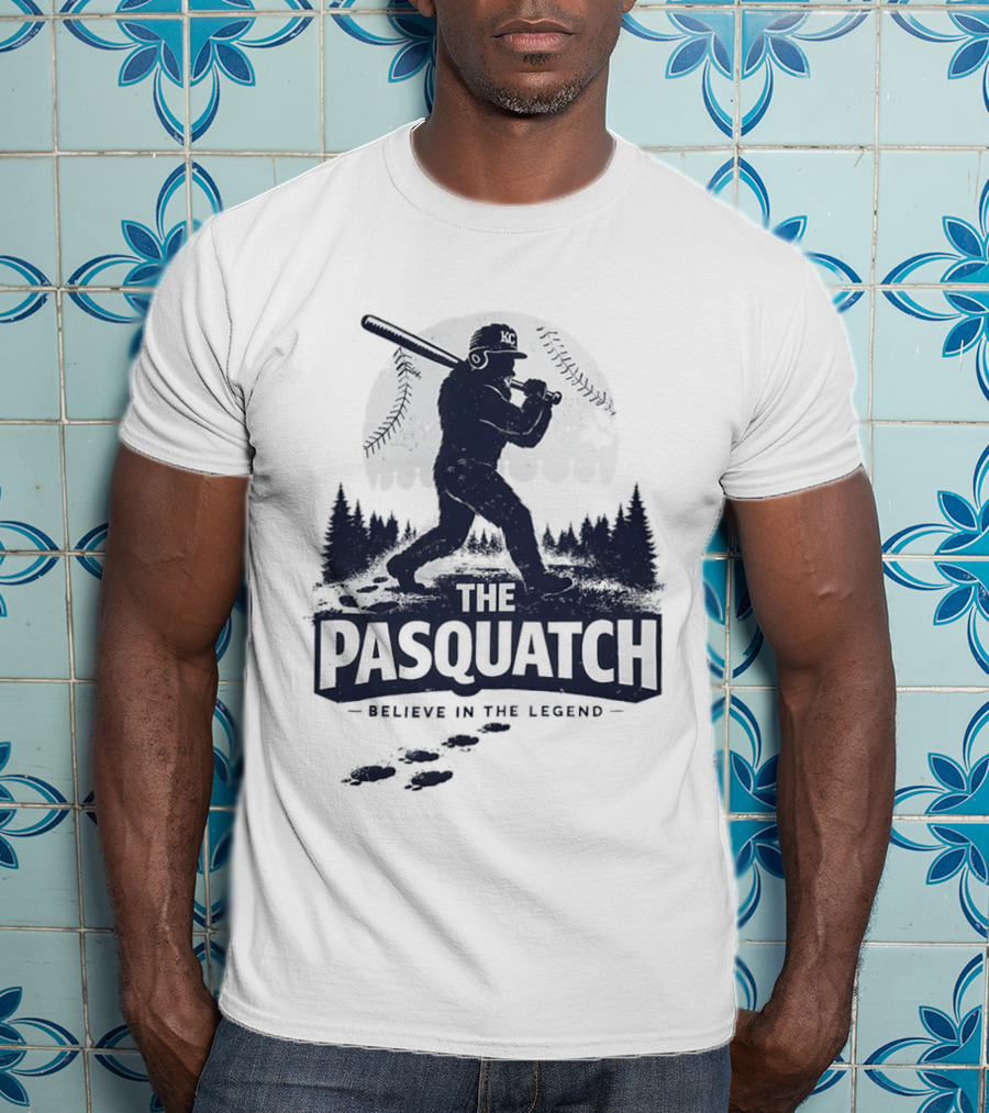The Pasquatch Believe In The Legend Bigfoot MLB Kansas City Royals T-Shirt