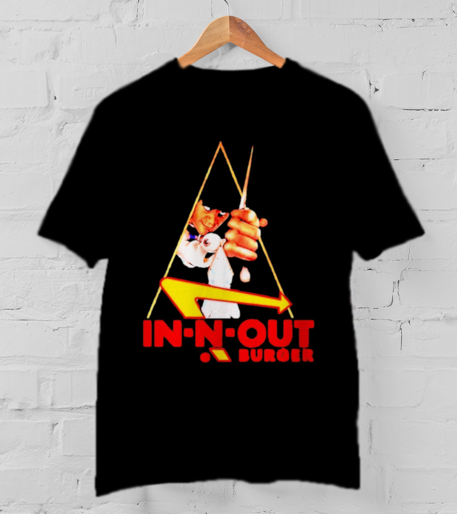 A Work Orange In N Out Burger Logo Mashup T-Shirt