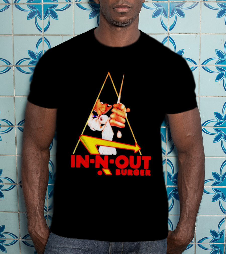A Work Orange In N Out Burger Logo Mashup T-Shirt