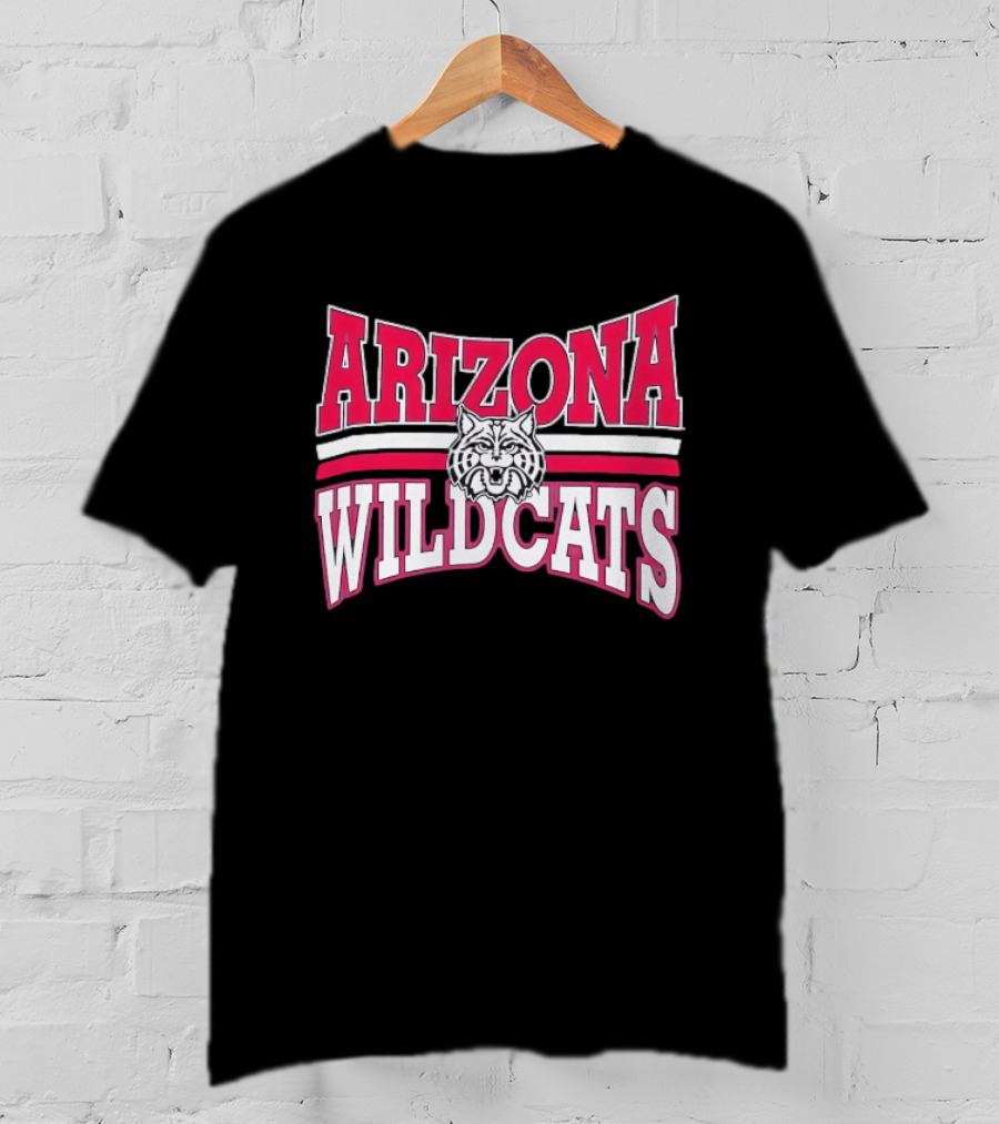 Arizona Wildcats NCAA Head Red White Stripes T-Shirt