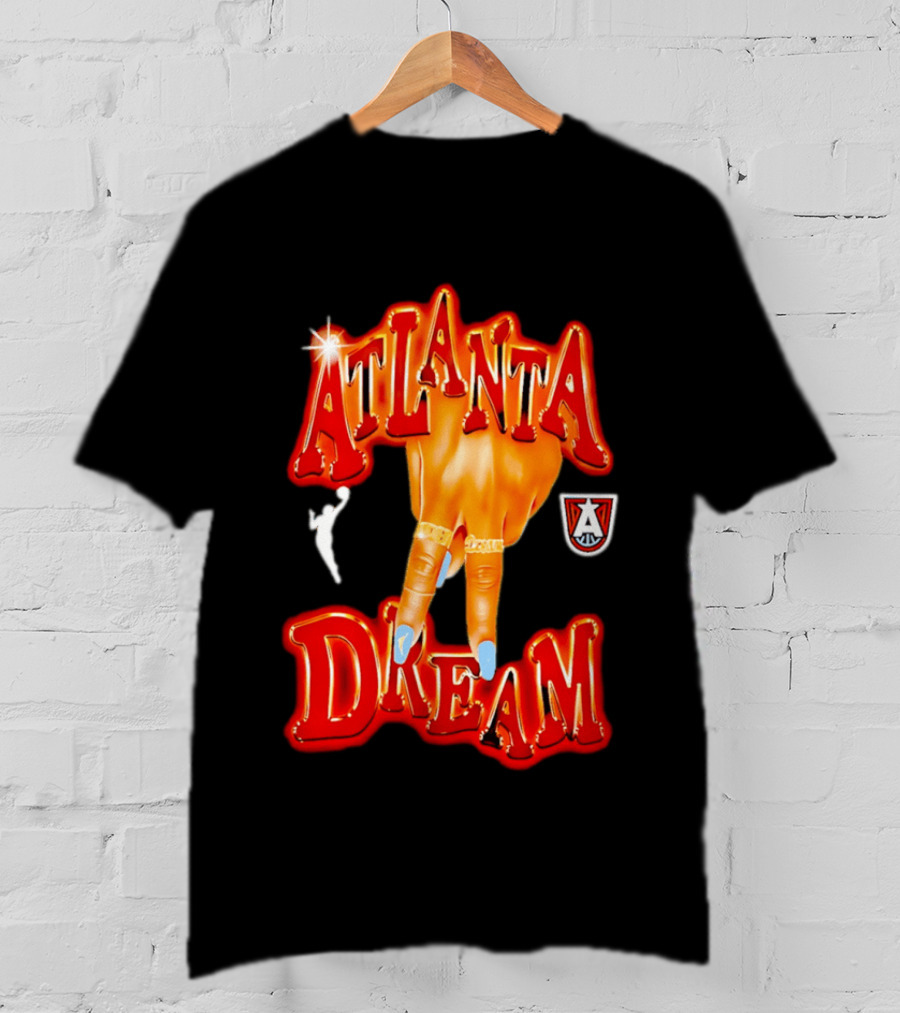 Atlanta Dream Hand Sign With Team T-Shirt