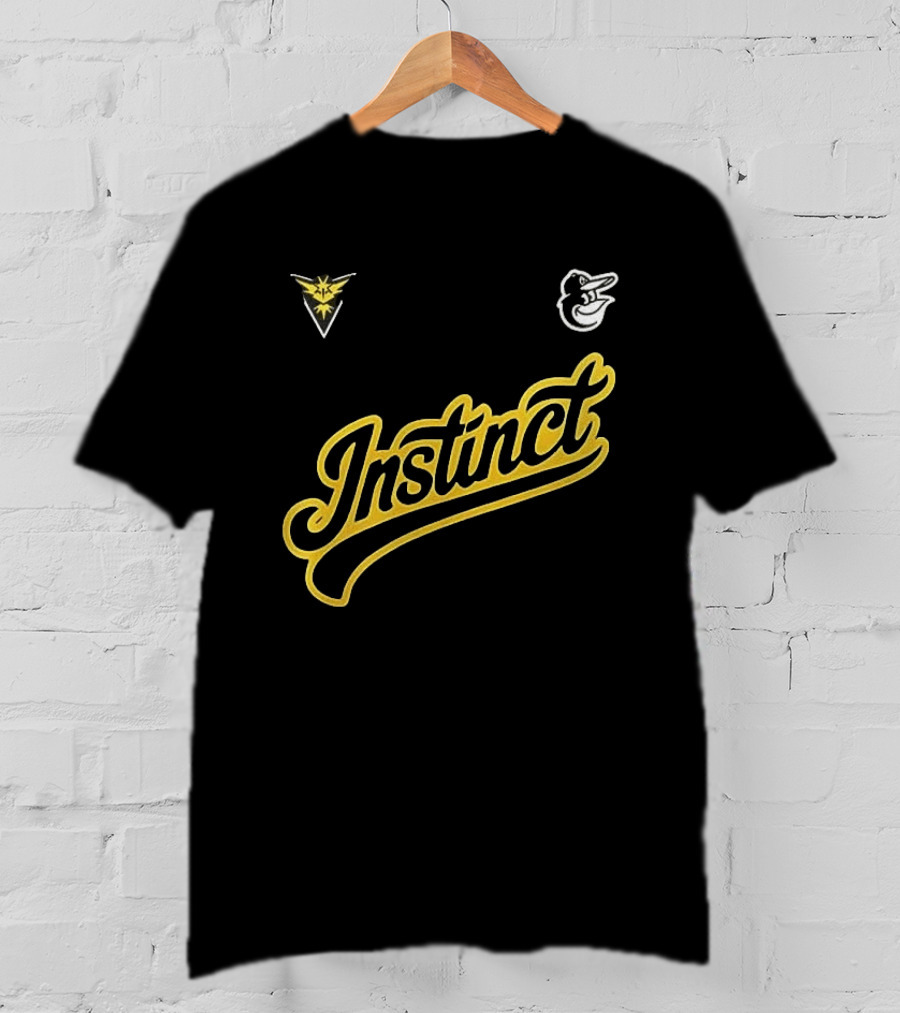 Baltimore Orioles Pokémon GO Team Instinct Collaboration 2026 T-Shirt