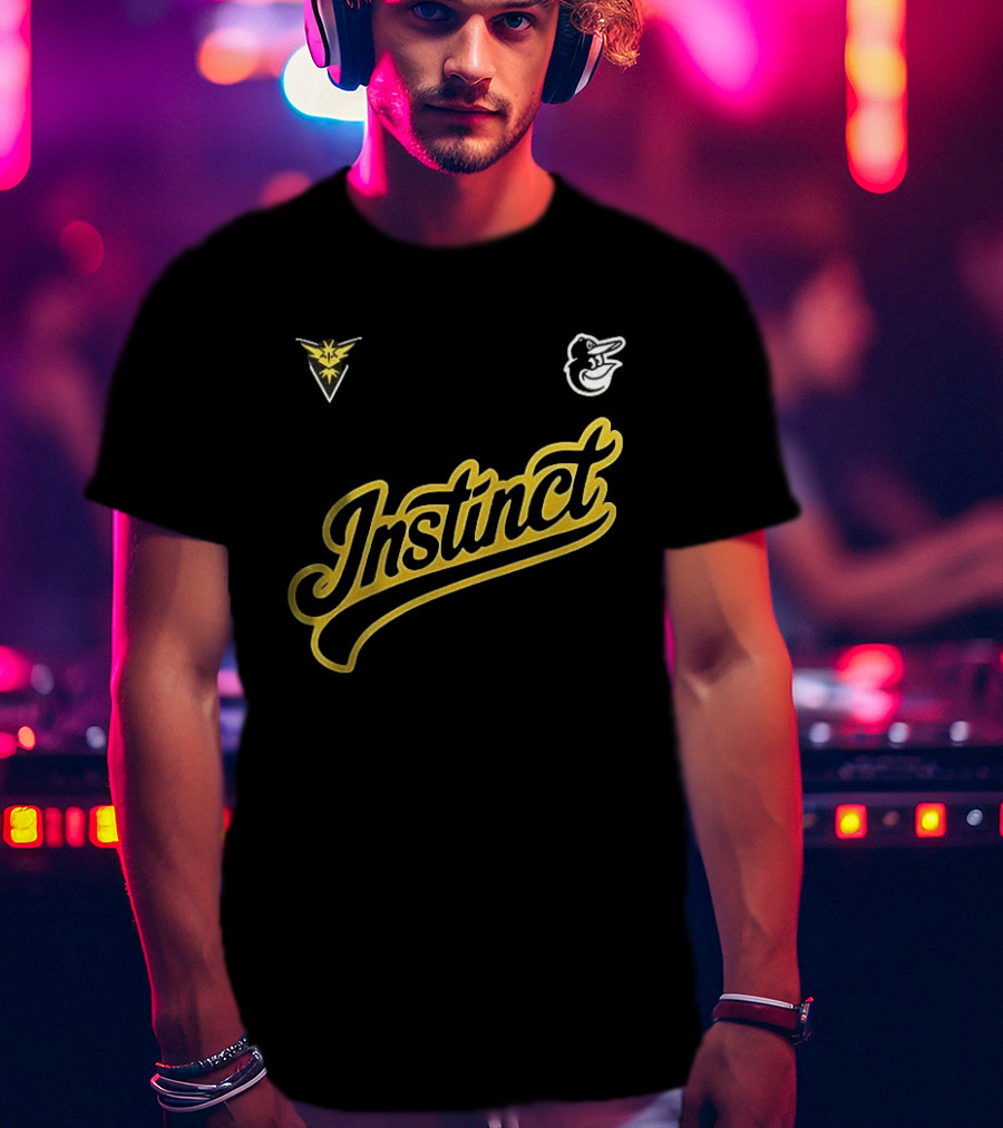 Baltimore Orioles Pokémon GO Team Instinct Collaboration 2026 T-Shirt