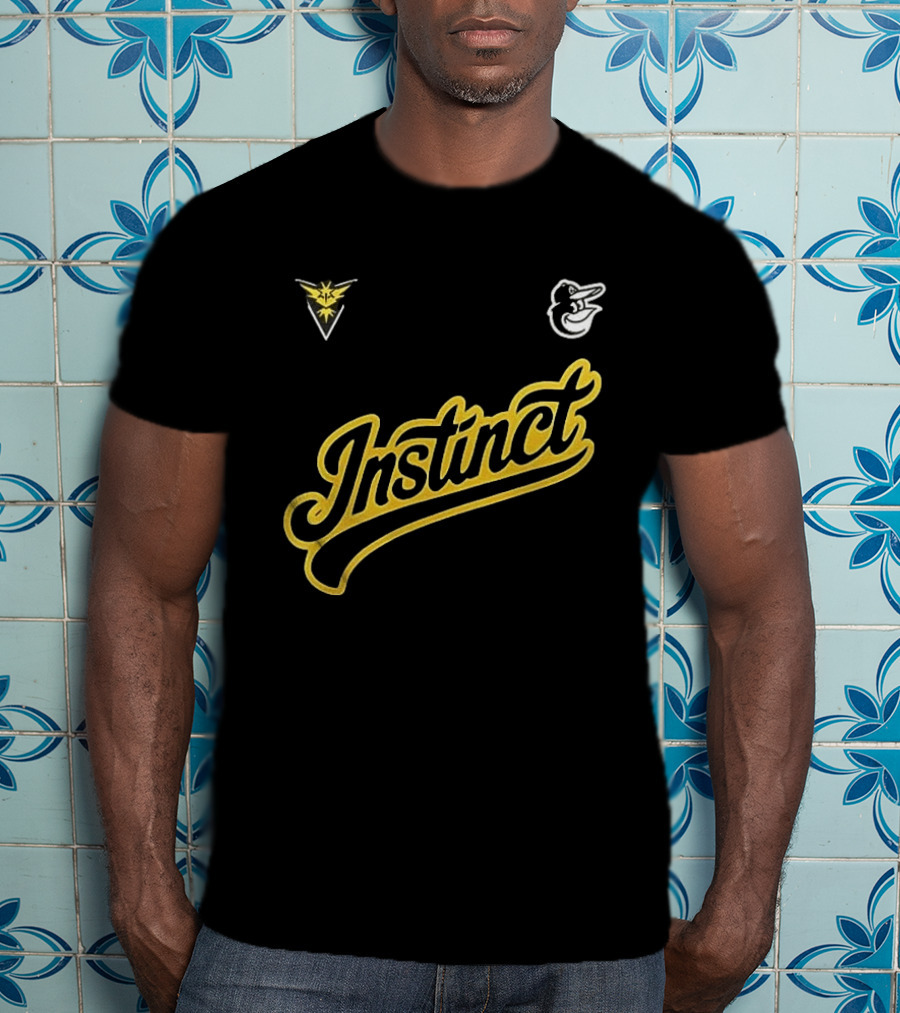 Baltimore Orioles Pokémon GO Team Instinct Collaboration 2026 T-Shirt