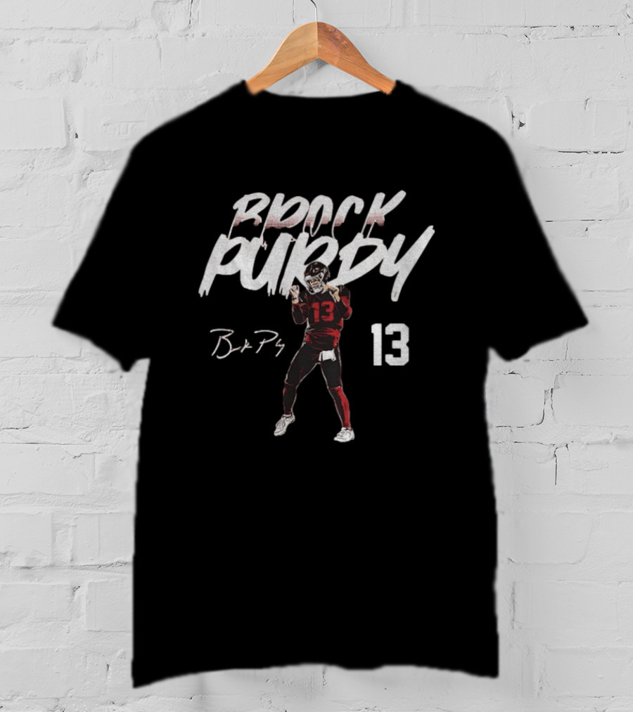 Brock Purdy 13 San Francisco 49ers Signature NFLPA Player T-Shirt