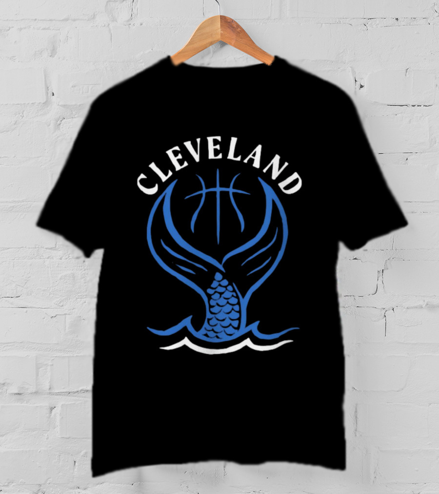 Cleveland Basketball Waves Women's Team Aquatic Spirit T-Shirt