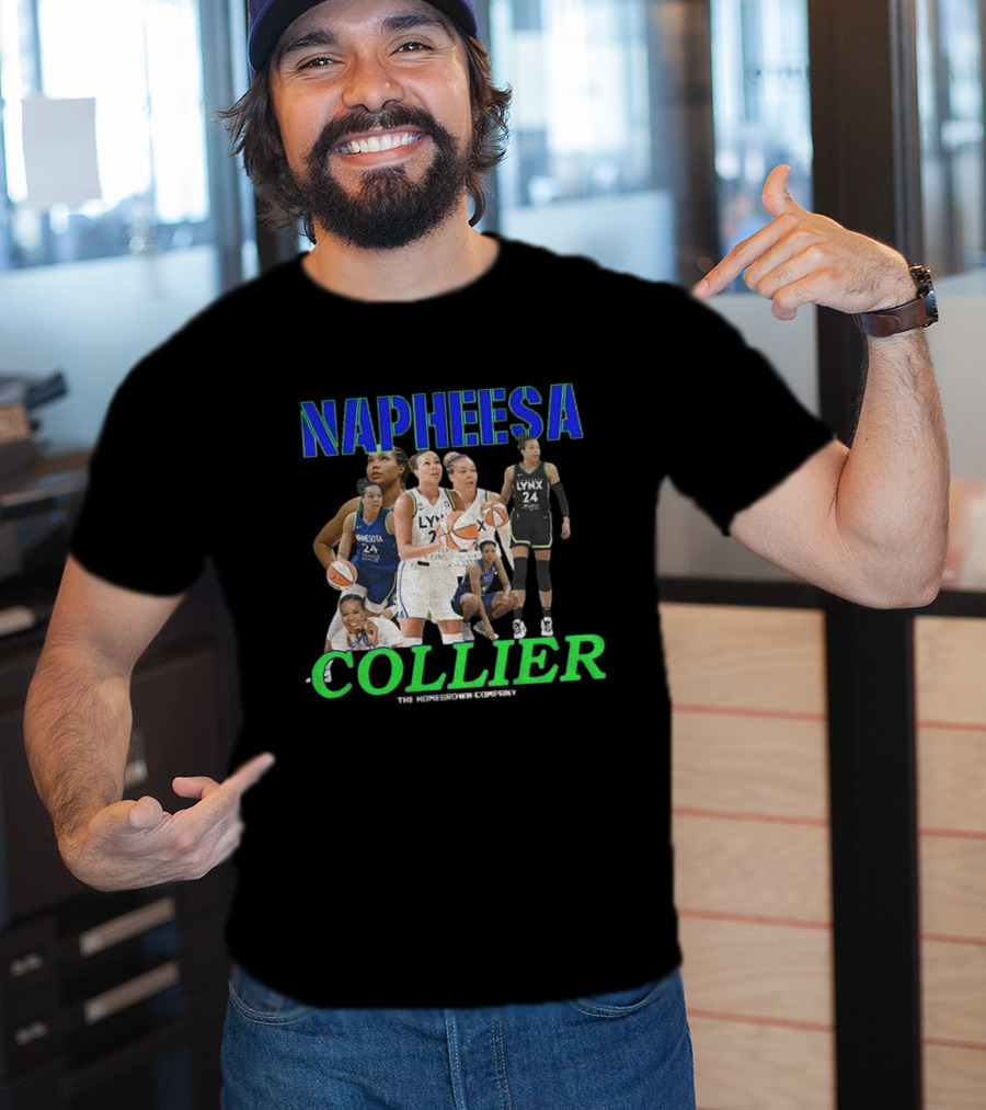 Napheesa Collier MVPhee Queen Of The Court Lynx Basketball Star T-Shirt