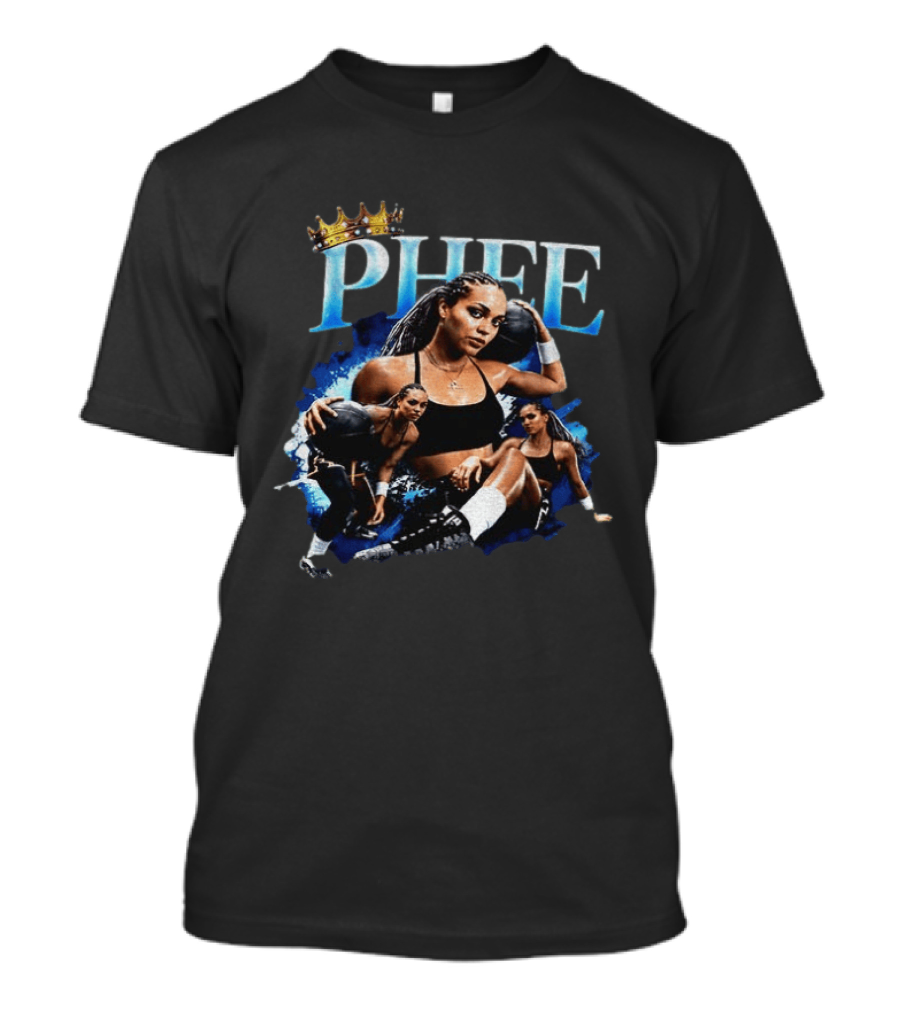 Napheesa Collier Phee WNBA Star With Crown Basketball T-Shirt