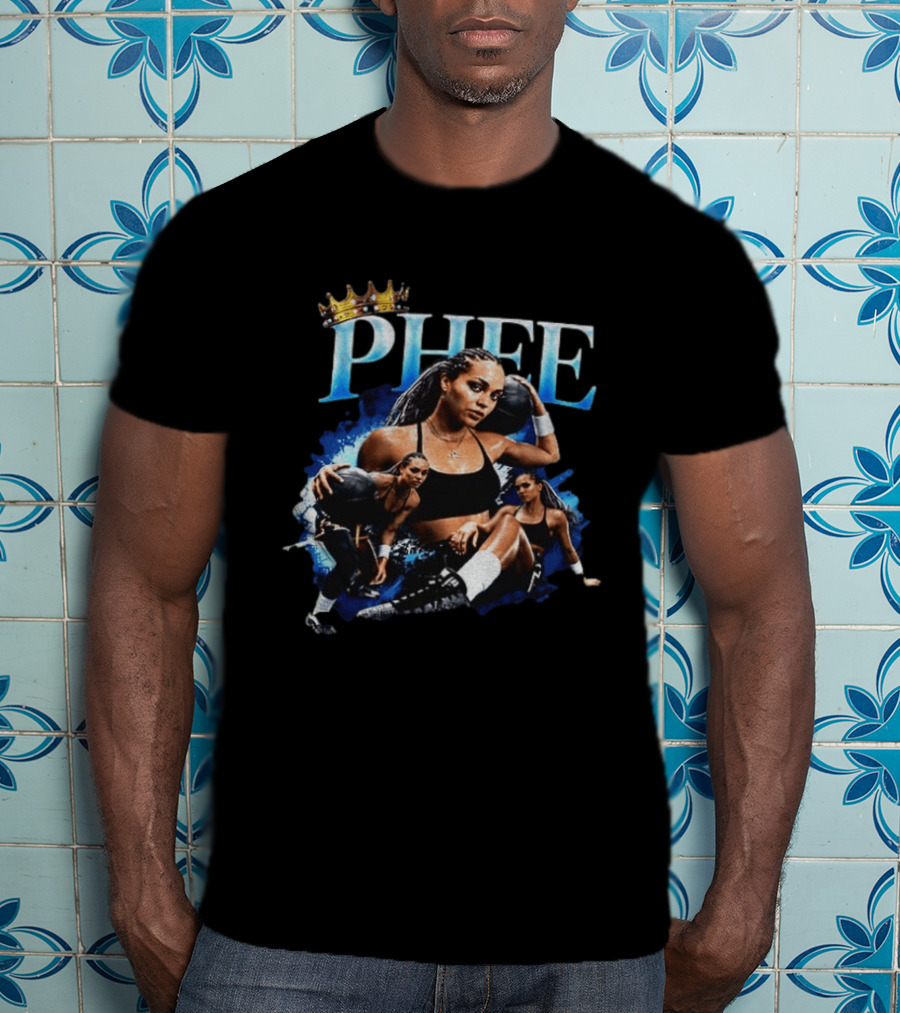 Napheesa Collier Phee WNBA Star With Crown Basketball T-Shirt