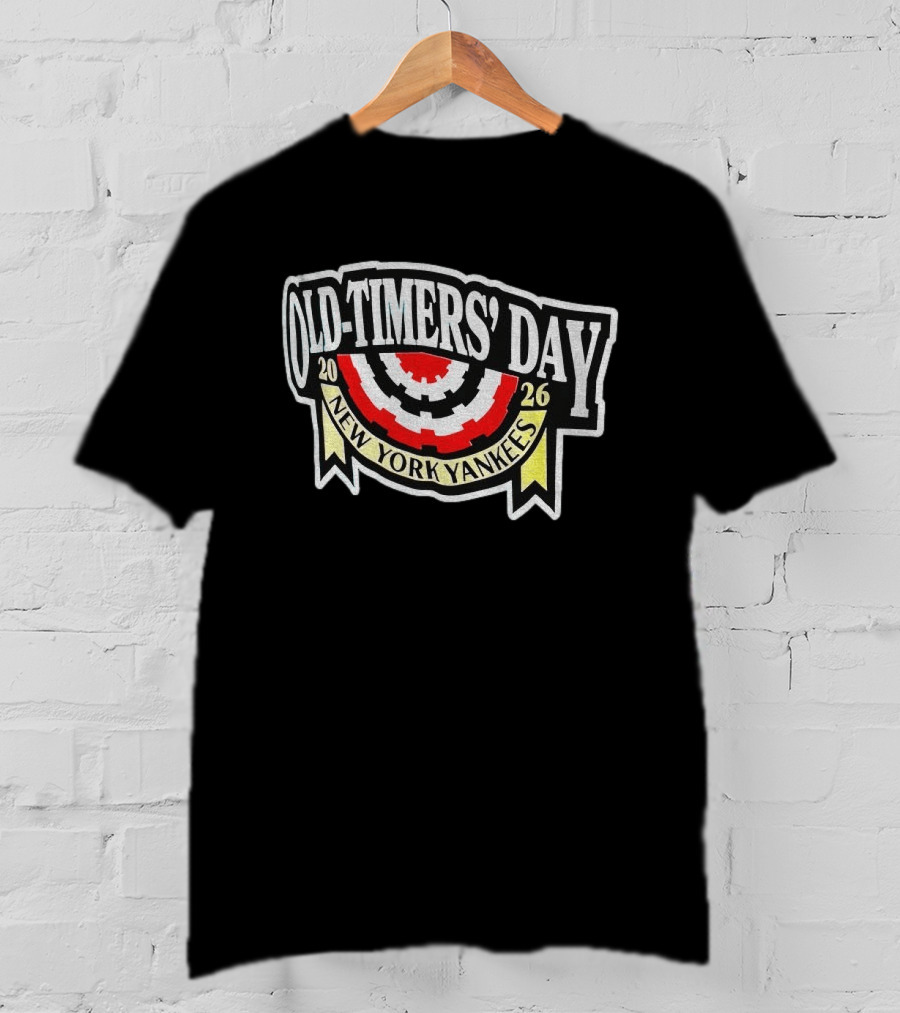 New York Yankees 2026 Old Timers' Day Celebration Event T-Shirt