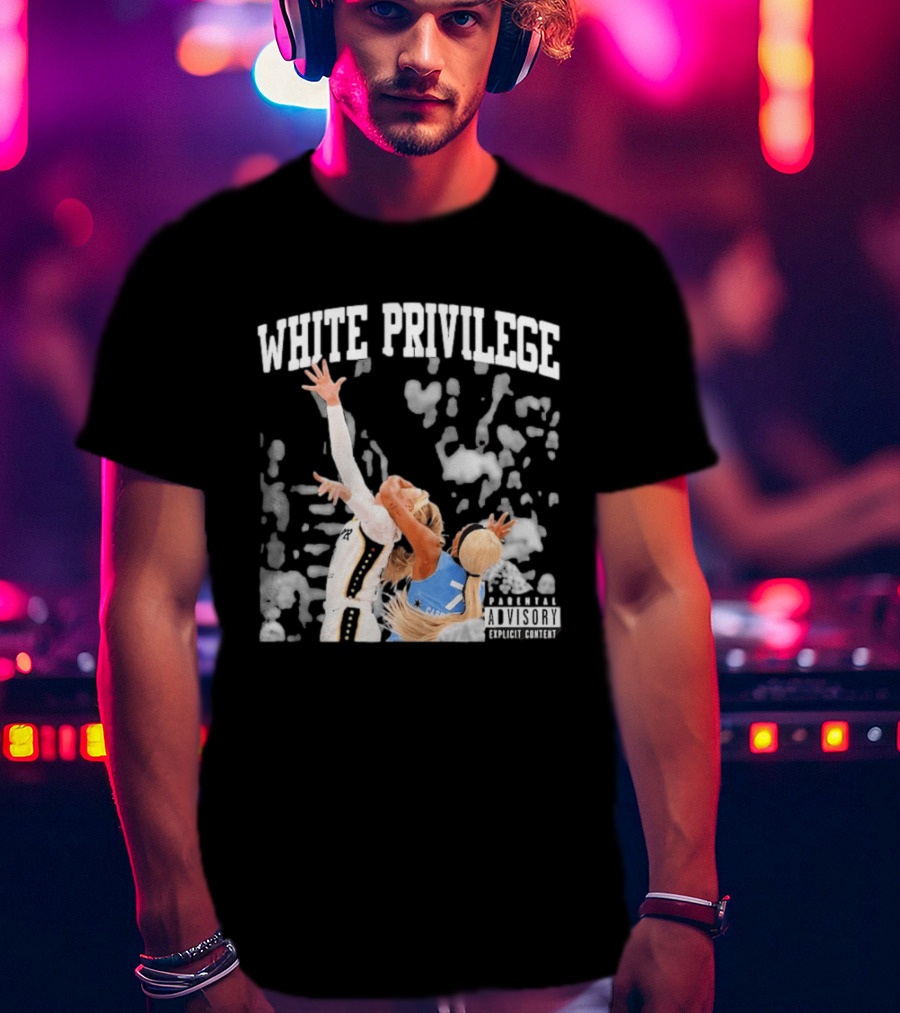 Dijonai Carrington Foul On Sophie Cunningham White Privilege Parental Advisory T-Shirt