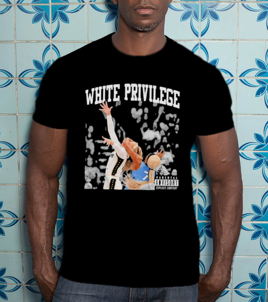 Dijonai Carrington Foul On Sophie Cunningham White Privilege Parental Advisory T-Shirt