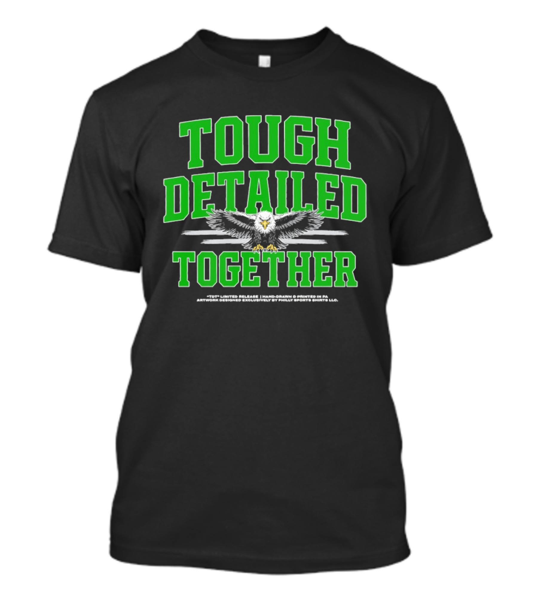 Philadelphia Eagles Tough Detailed Together Jalen Hurts T-Shirt