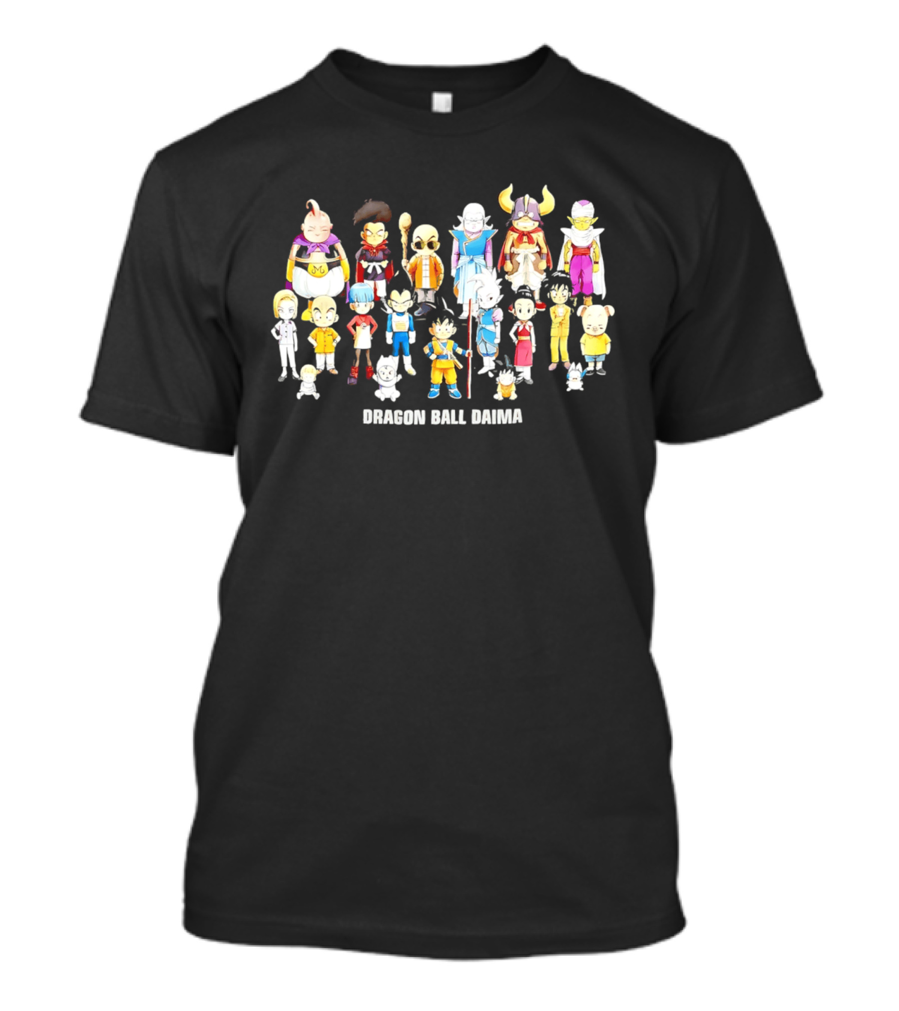 Dragon Ball Daima Chibi Anime Characters Lineup T-Shirt