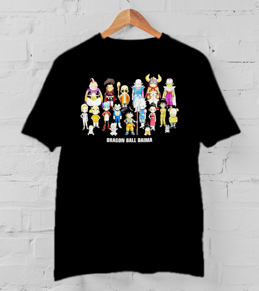 Dragon Ball Daima Chibi Anime Characters Lineup T-Shirt