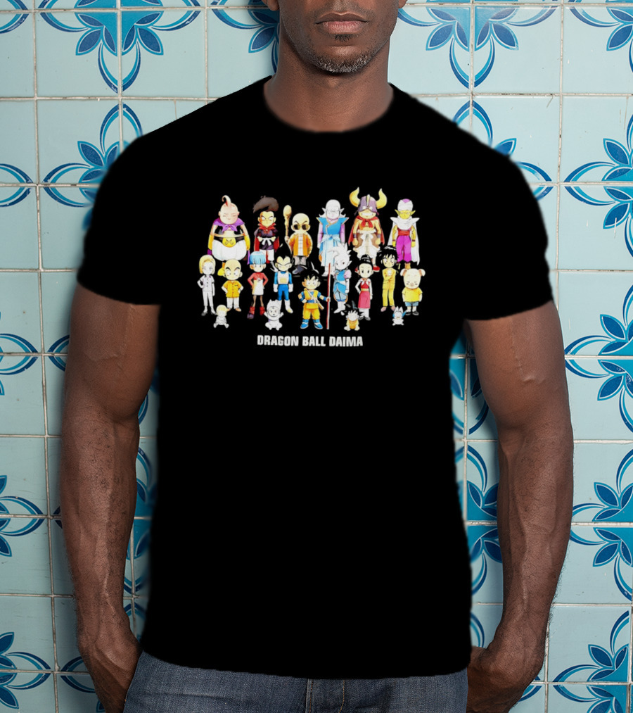Dragon Ball Daima Chibi Anime Characters Lineup T-Shirt