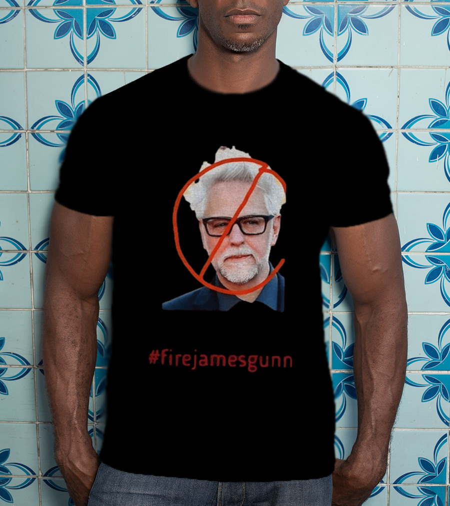 Firejamesgunn Protest James Gunn Director Criticism Controversy T-Shirt