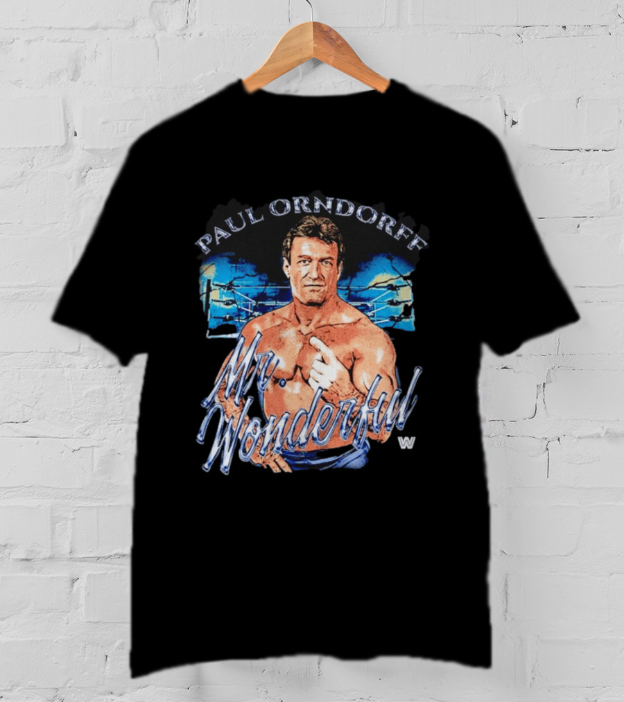 Paul Orndorff Mr. Wonderful WWE Wrestling Legend T-Shirt