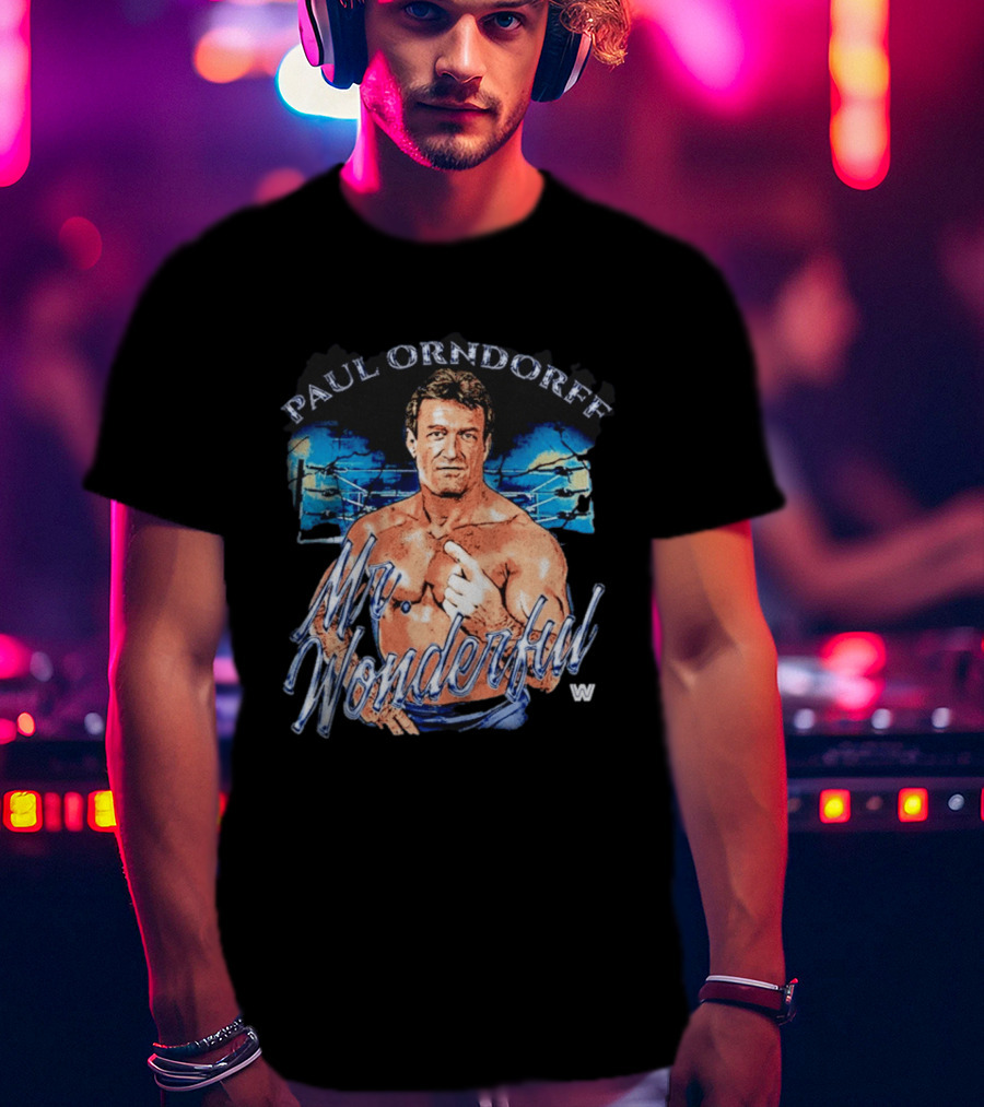 Paul Orndorff Mr. Wonderful WWE Wrestling Legend T-Shirt