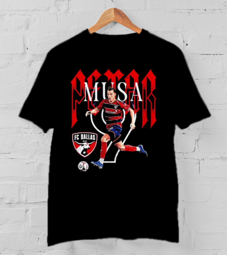Petar Musa FC Dallas Number 9 Player Soccer T-Shirt