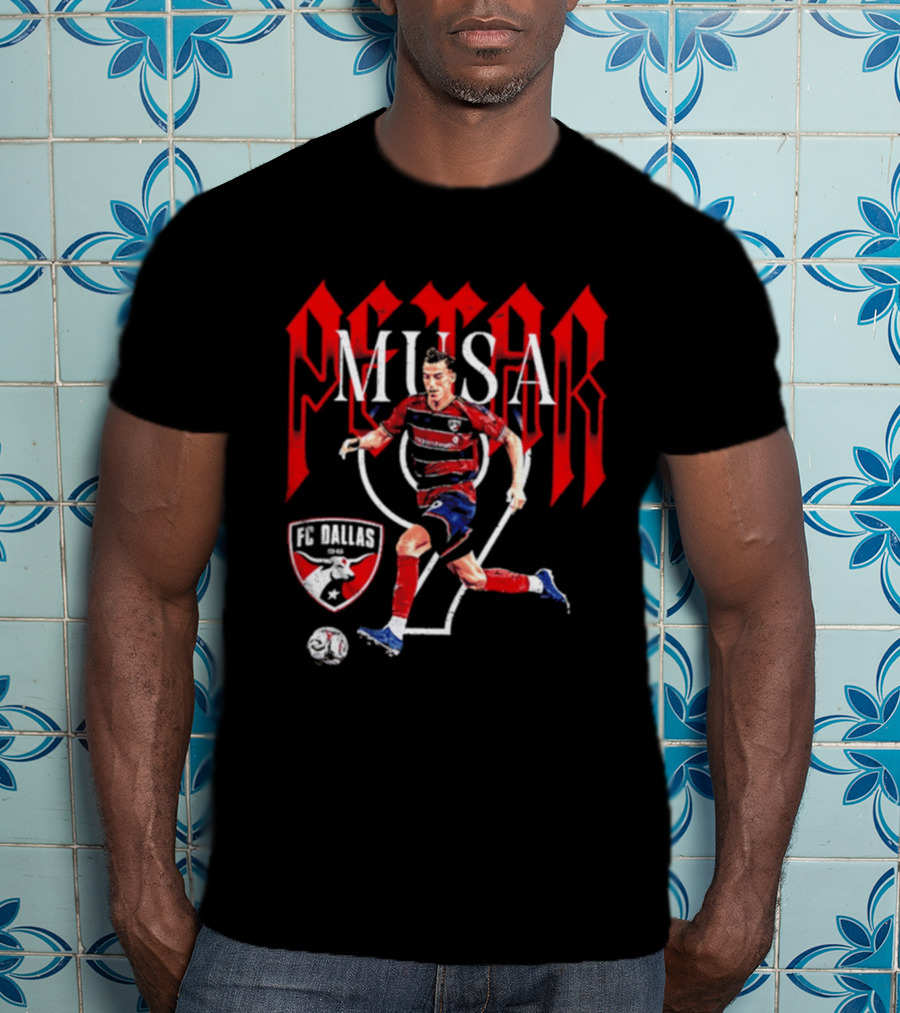 Petar Musa FC Dallas Number 9 Player Soccer T-Shirt
