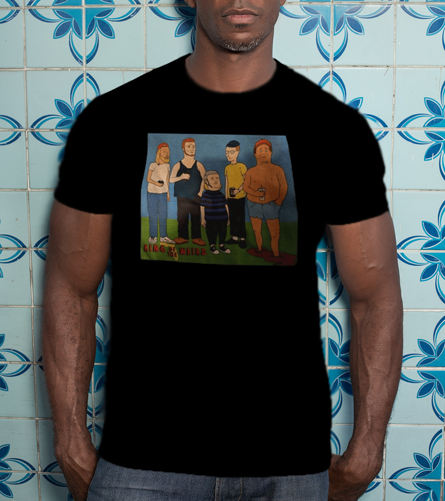 King Of The Weird King Of The Hill Characters Holding Drinks T-Shirt