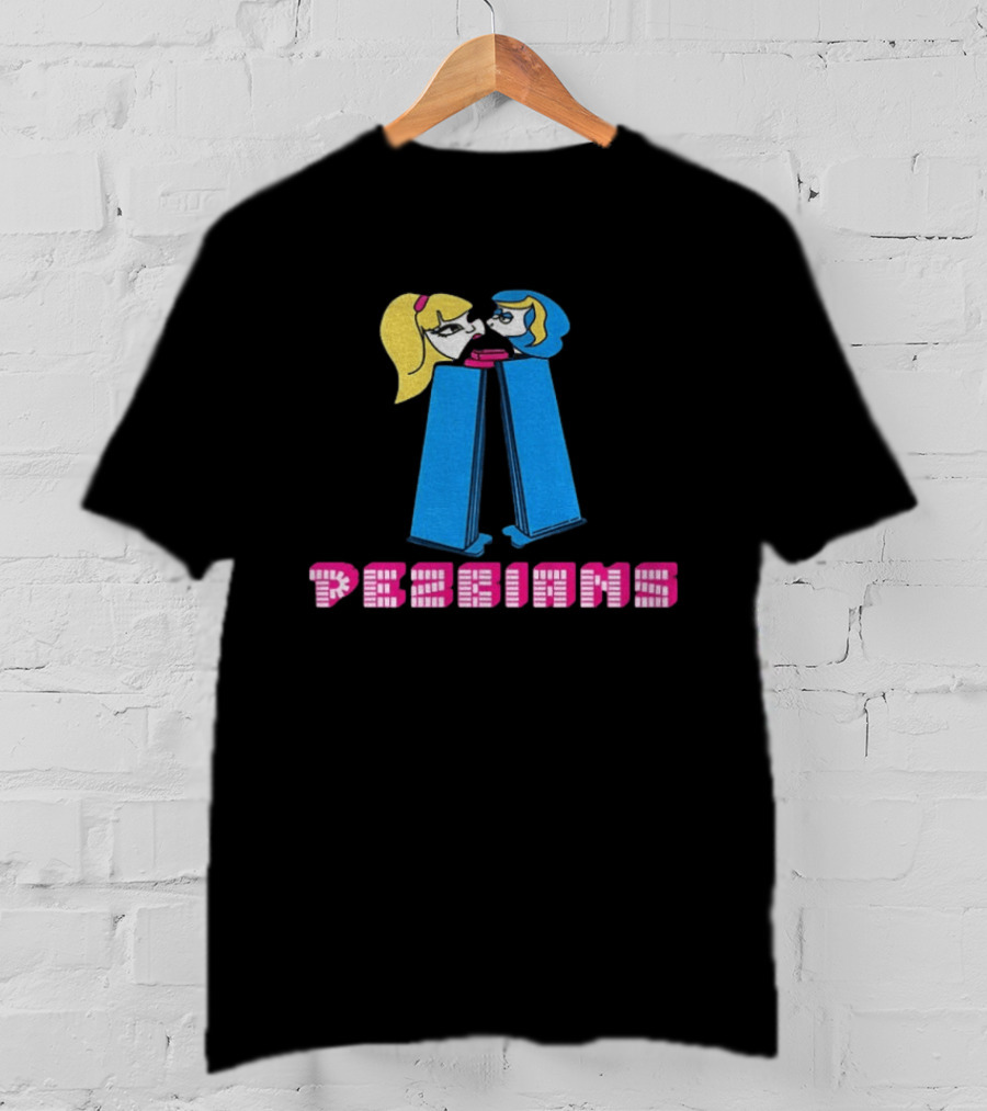 Pezbians The Powerpuff Girls Pez Dispenser Mashup T-Shirt