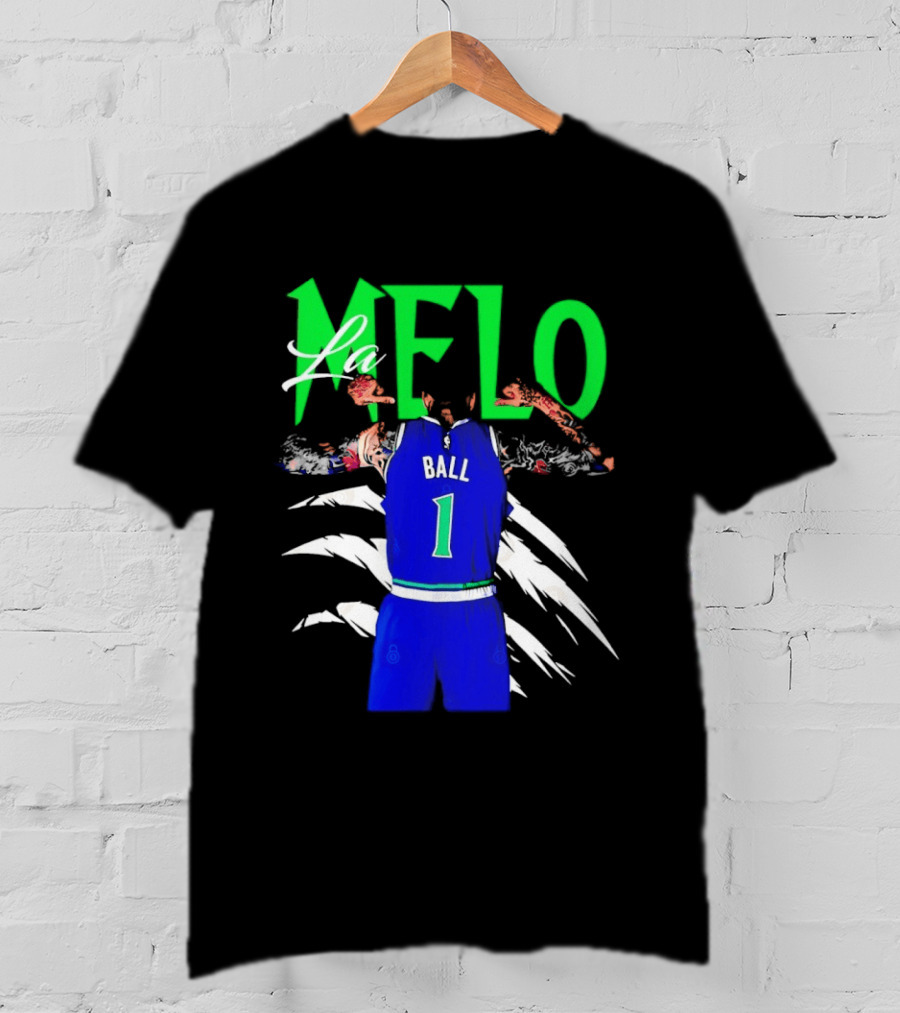 LaMelo Ball Timberwolves NBA Number 1 Jersey T-Shirt