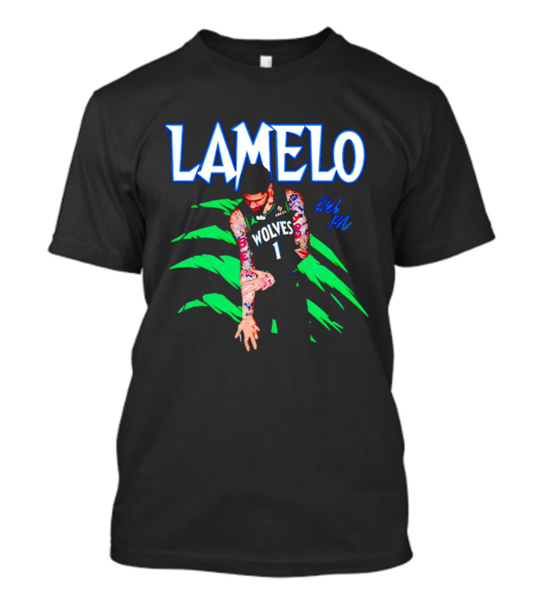LaMelo Ball Wolves Number 1 Signature T-Shirt