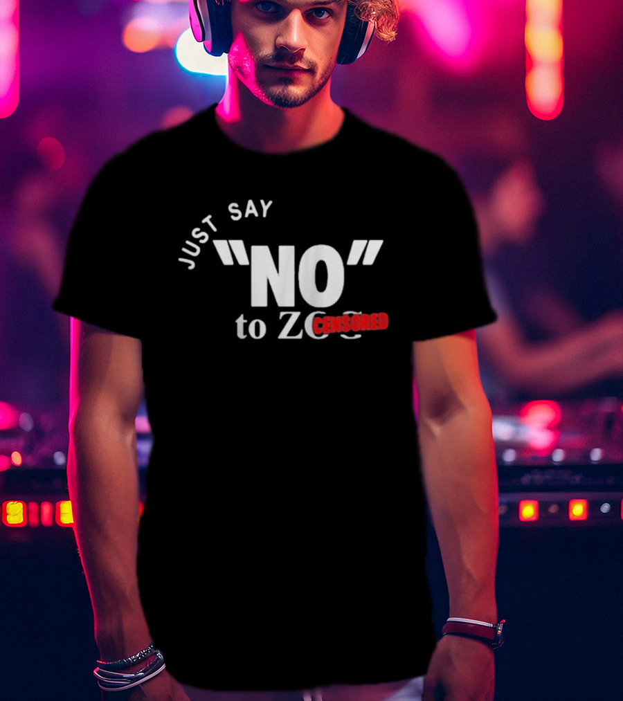 Randy Weaver Just Say No To Censored Zero T-Shirt