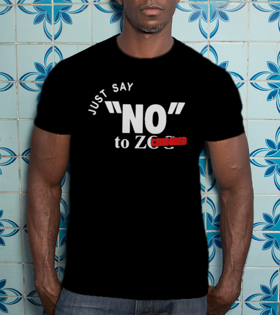 Randy Weaver Just Say No To Censored Zero T-Shirt
