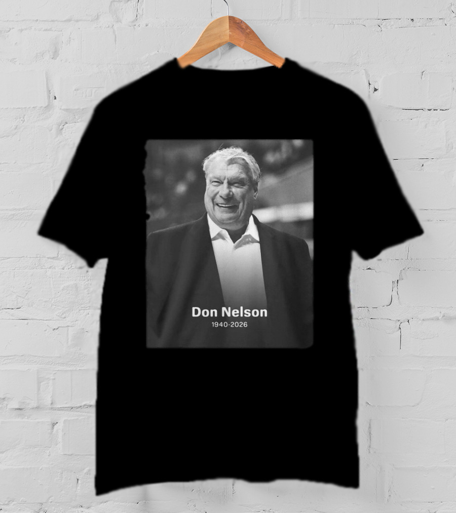 Don Nelson 1940 2026 Basketball Legend Memorial T-Shirt