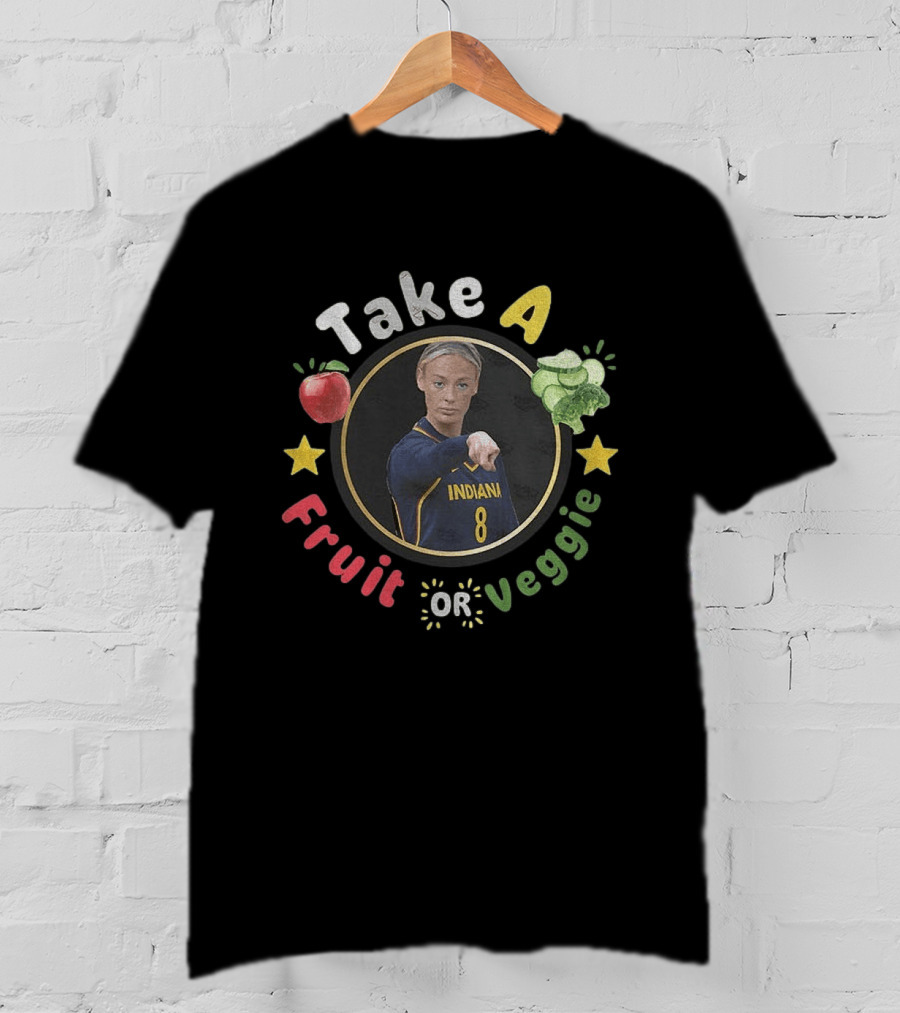 Take A Fruit Or Veggie Indiana 8 Sophie Cunningham Pointing Meme T-Shirt