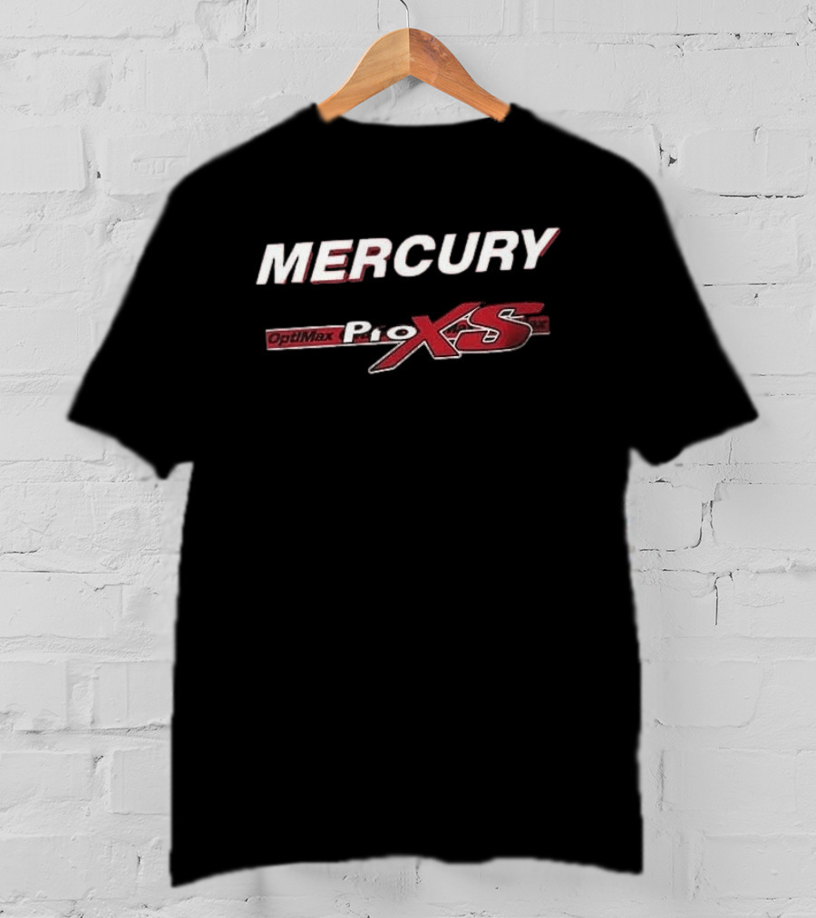Mercury OptiMax Pro XS Marine Engine Printed Oversized T-Shirt