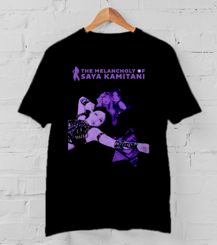 The Melancholy Of Saya Kamitani Purple Aesthetic T-Shirt