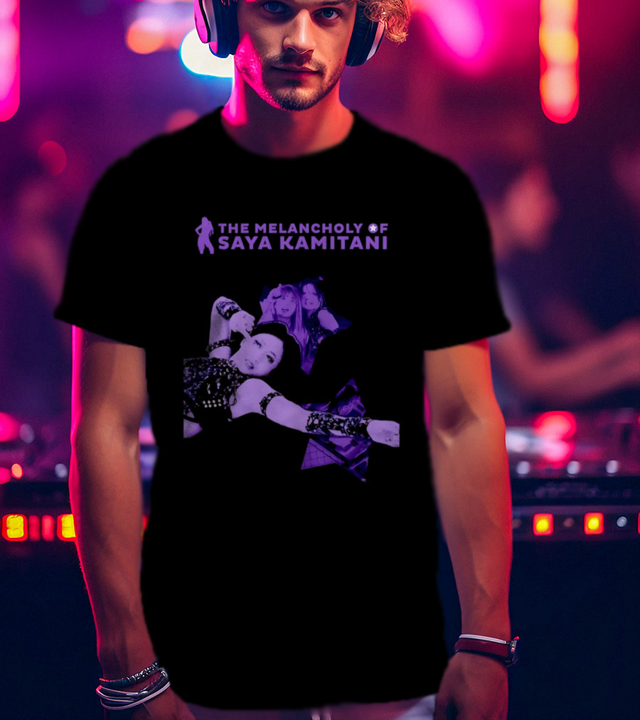 The Melancholy Of Saya Kamitani Purple Aesthetic T-Shirt