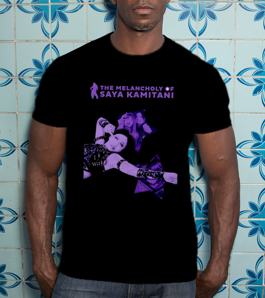 The Melancholy Of Saya Kamitani Purple Aesthetic T-Shirt