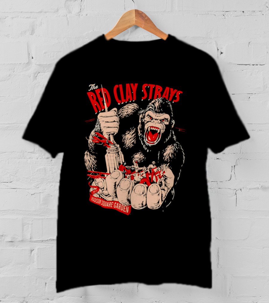 The Red Clay Strays Aug 9 2026 King Kong Madison Square Garden Event T-Shirt