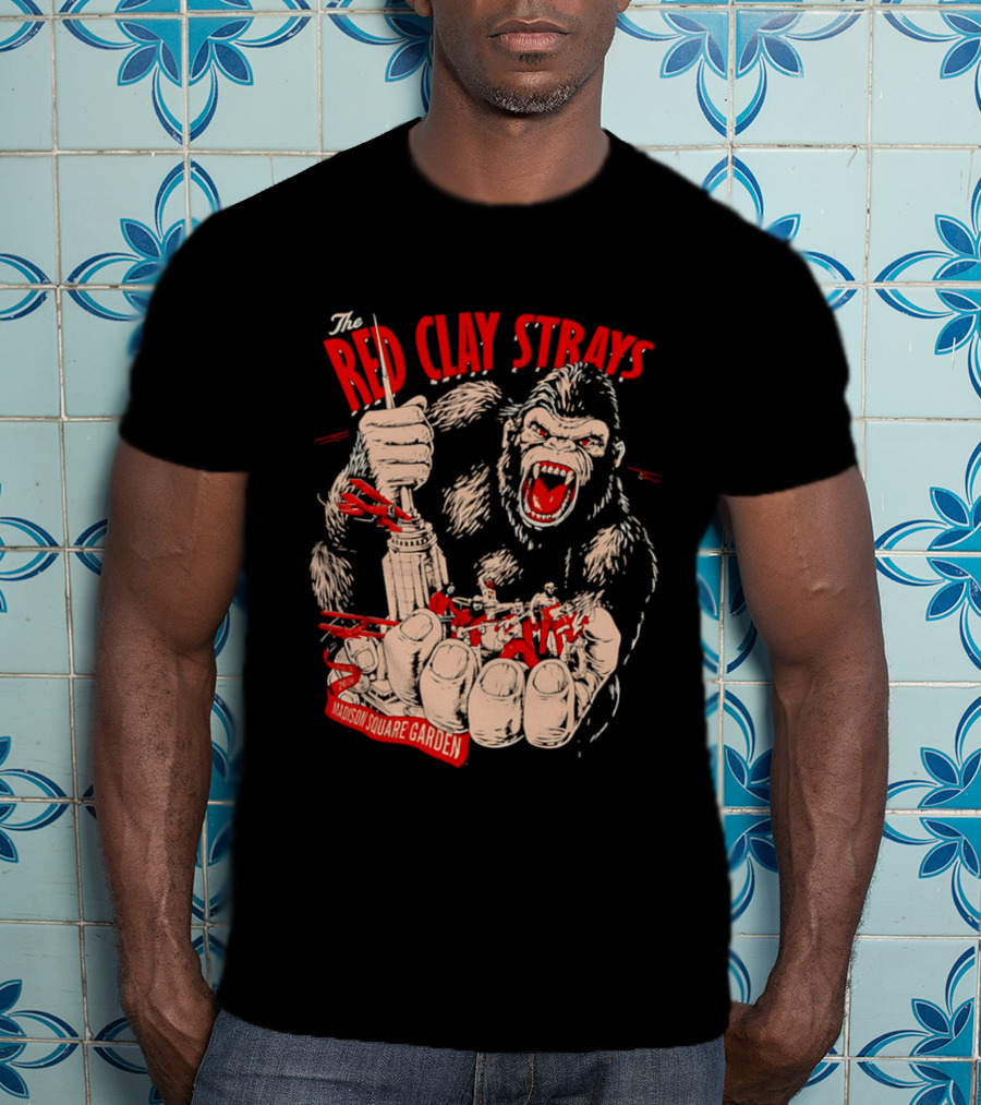 The Red Clay Strays Aug 9 2026 King Kong Madison Square Garden Event T-Shirt