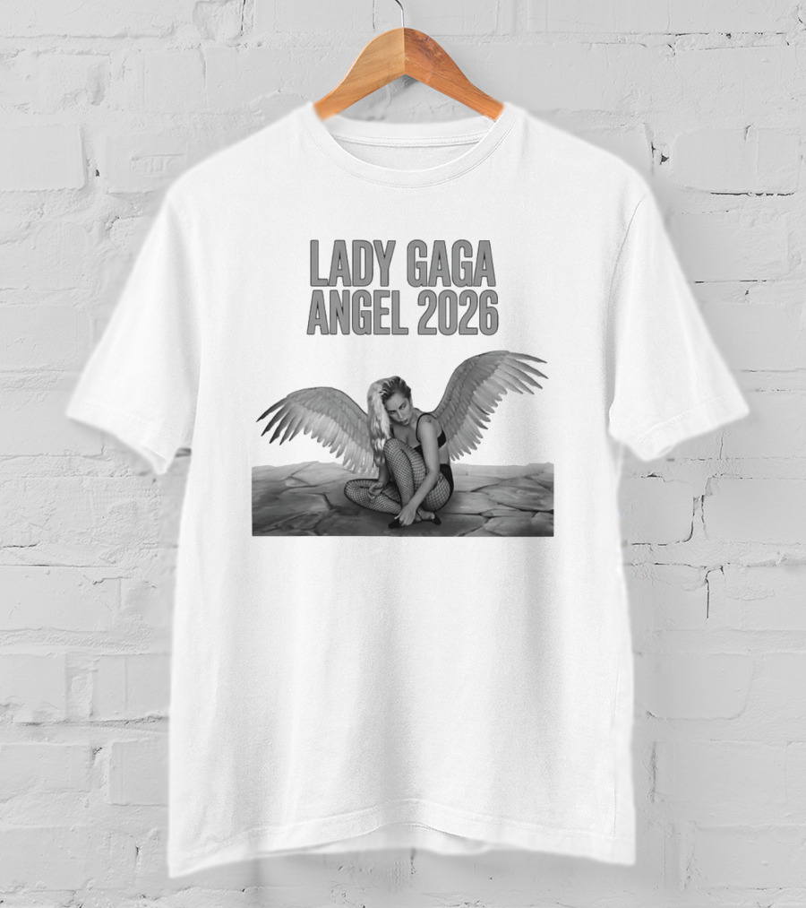 LADY GAGA ANGEL 2026 Winged T-Shirt