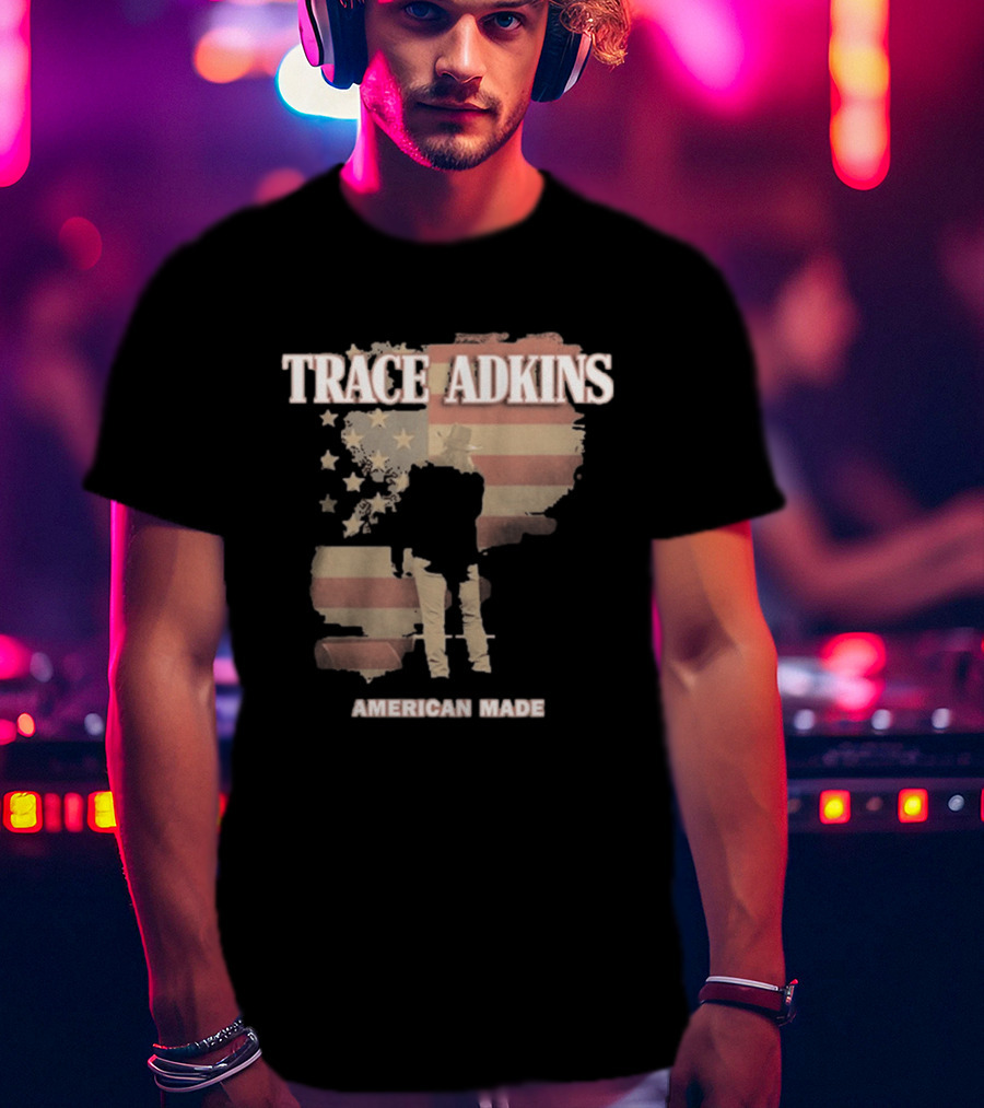 Trace Adkins American Made USA Flag Stars And Stripes T-Shirt